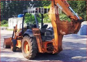 retroescavadeira case 580m emplacada 4x2 ano 2009 c 6.604 hs