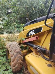 retroescavadeira caterpillar 416e ano 2013 4x4 cabine aberta