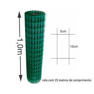 Tela Soldada Alambrado Cerca Rolo 25M Altura 1,0M