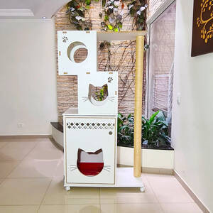 Torre Árvore Brinquedo Cama Toca Sanitário - Zion