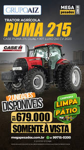 Trator Agrícola Case Puma 215 Dual Cabinado