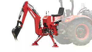 Trator Kawashima Trd 253 25Hp Com Retroescavadeira