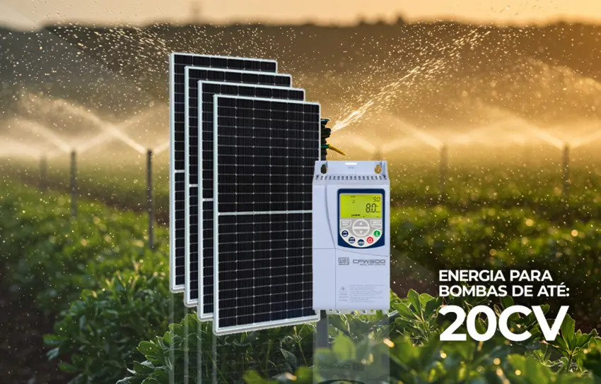Kit Para Bomba Dágua Solar 20Cv Com Instalação